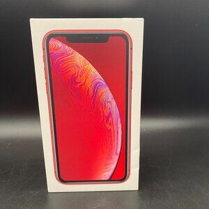 EMPTY Apple iPhone XR Red Replacement Case EMPTY BOX ONLY